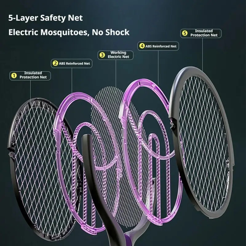 Rotating Head Bug Zapper Racke - Head Racket Boom review and price