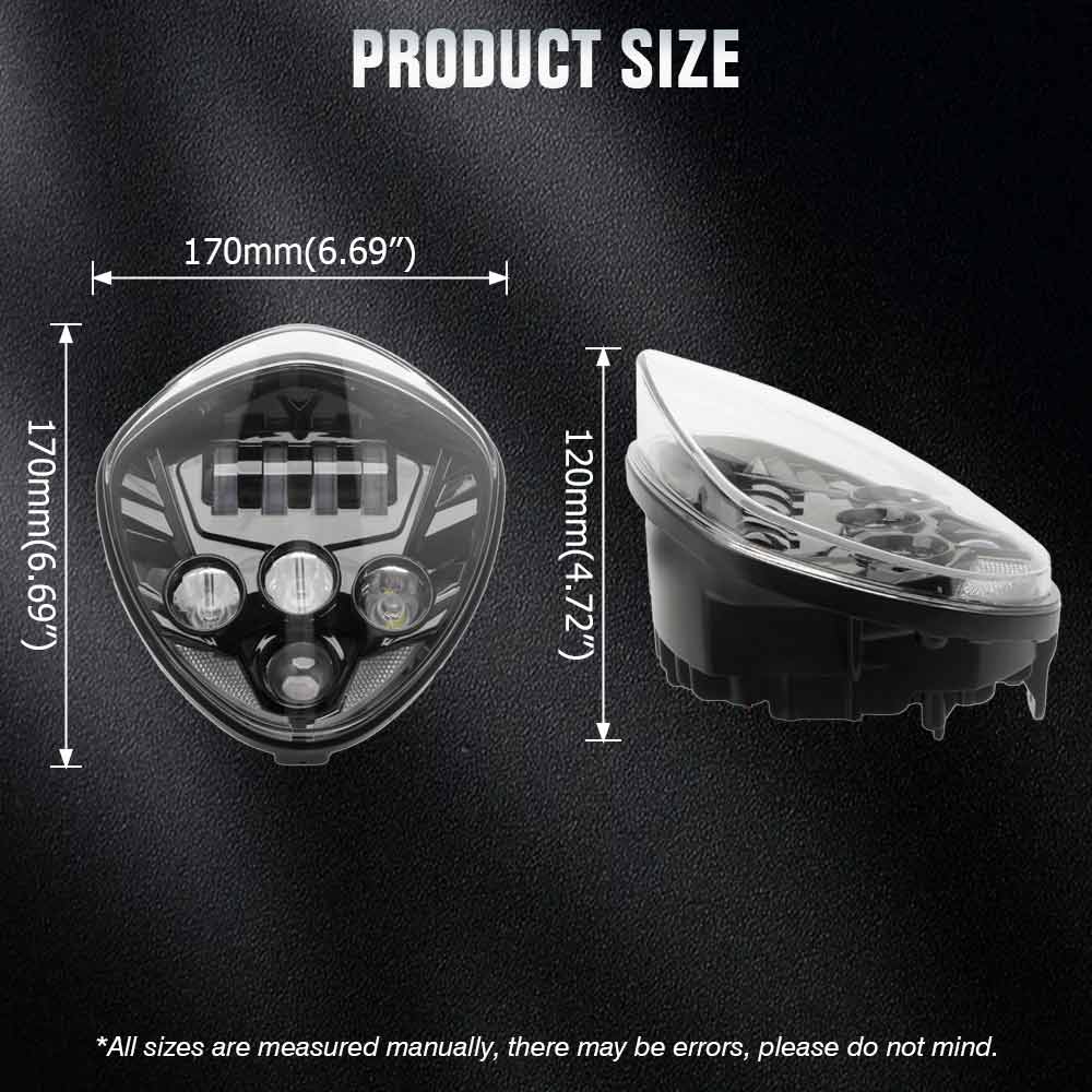 Motorcycle Headlight Hi/Lo Hea - Crossfit Victory review and price
