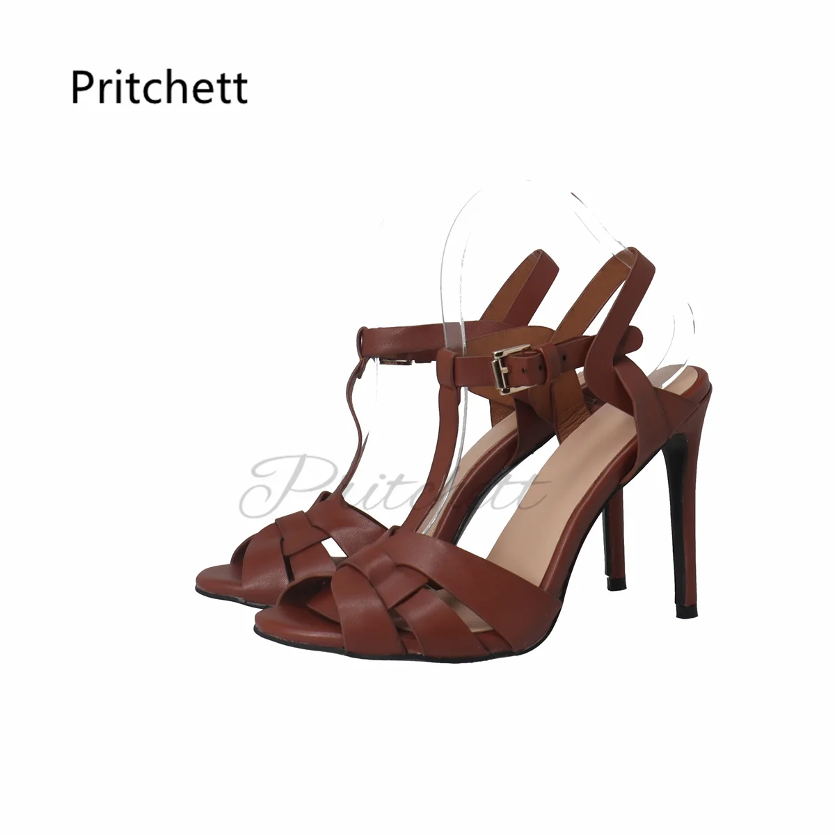 Brown Cross Weave High Heels S - Crossfit Lady review and price