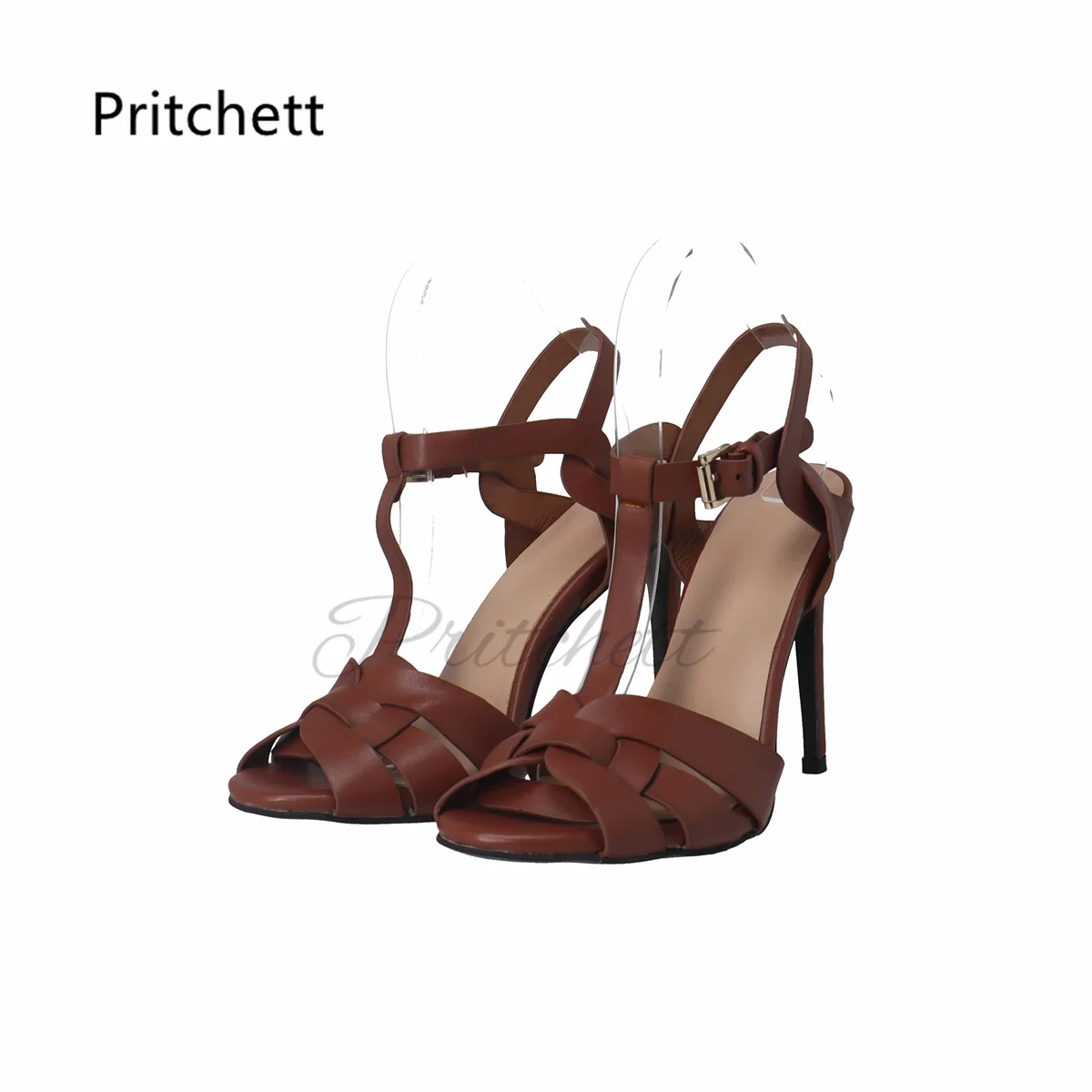Brown Cross Weave High Heels S - Crossfit Lady review and price