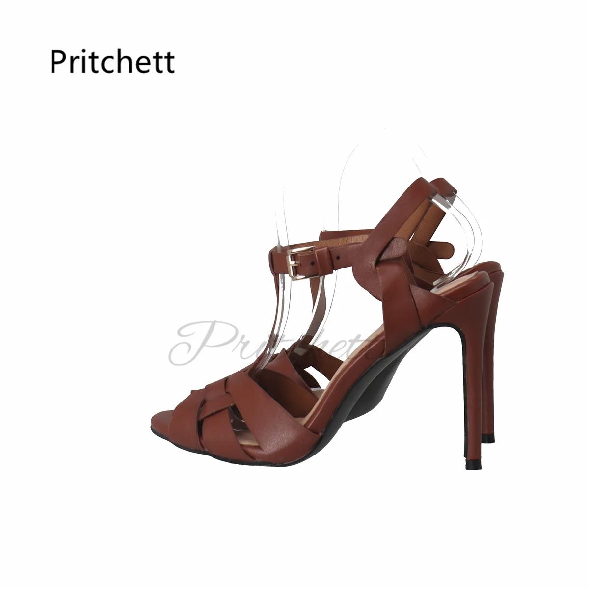 Brown Cross Weave High Heels S - Crossfit Lady review and price