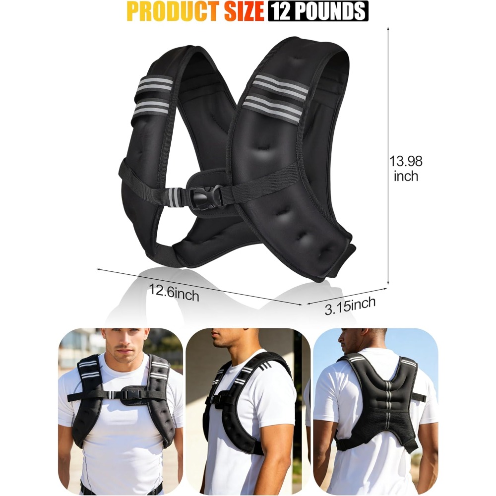 Fitness Weighted Vest Pre-Fill - Crossfit Weight Vest review and price