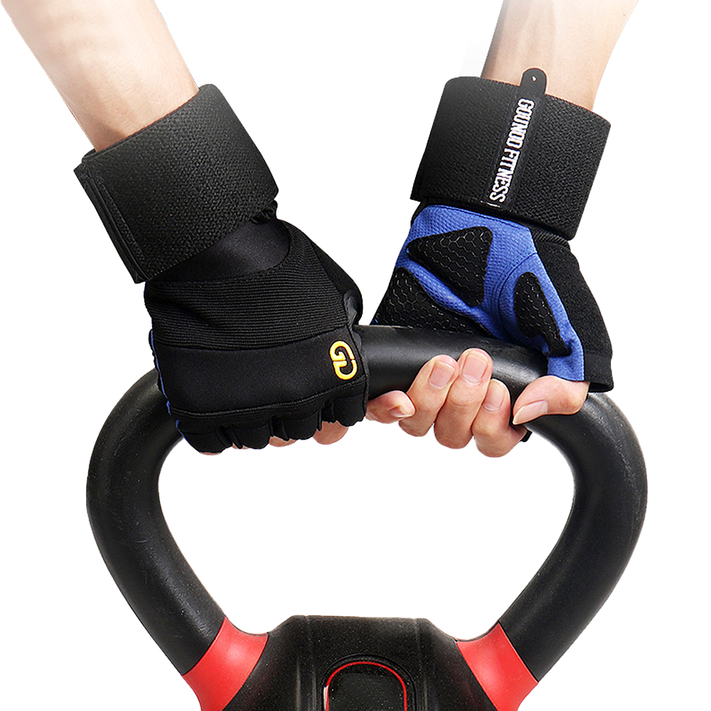1Pair Workout Gloves with Wris - Crossfit Gym Gear review and price